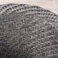 thumbnail image 5 of Florence Patio Wicker Swivel Chairs, Set of 4, Mixed Black and Dark Gray, 5 of 9