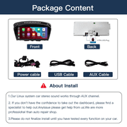 AUTOABC 8.9 Inch Linux Screen CCC System with Carplay Android auto Touchscreen HD Resolution 1920*720p For BMW 3 5 Series E60 E63 E64 E90 E91 E92 2005-2010