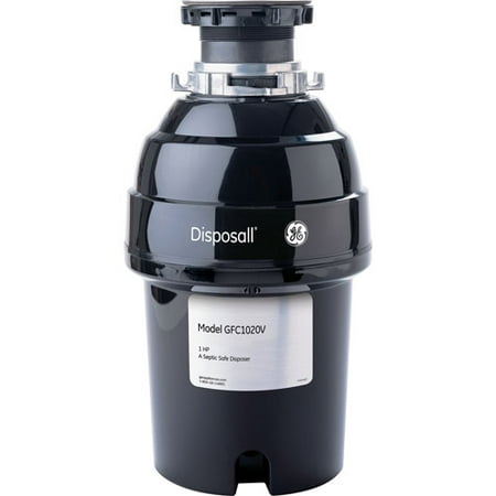 GE Continuous Feed Heavy-Duty 1hp Garbage Disposal
