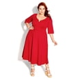 thumbnail image 2 of City Chic Women's Plus Size Cute Girl Elbow Sleeve Dress, 2 of 6