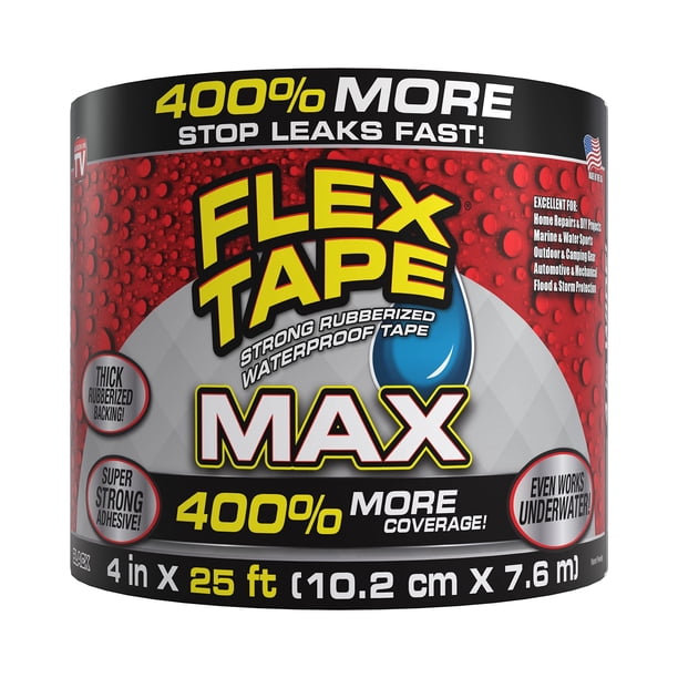 Cinta impermeable Flex Tape MAX 10 cm x 7,6 m negra