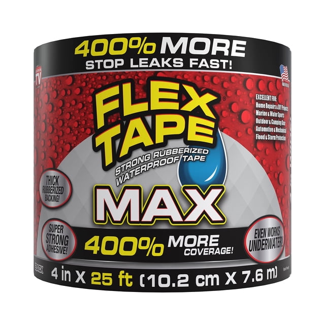 Cinta impermeable Flex Tape MAX 10 cm x 7,6 m negra