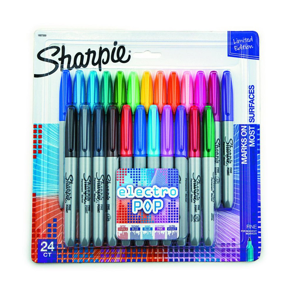 Sharpie Assorted Pack Basic Supplies 24 Pieces