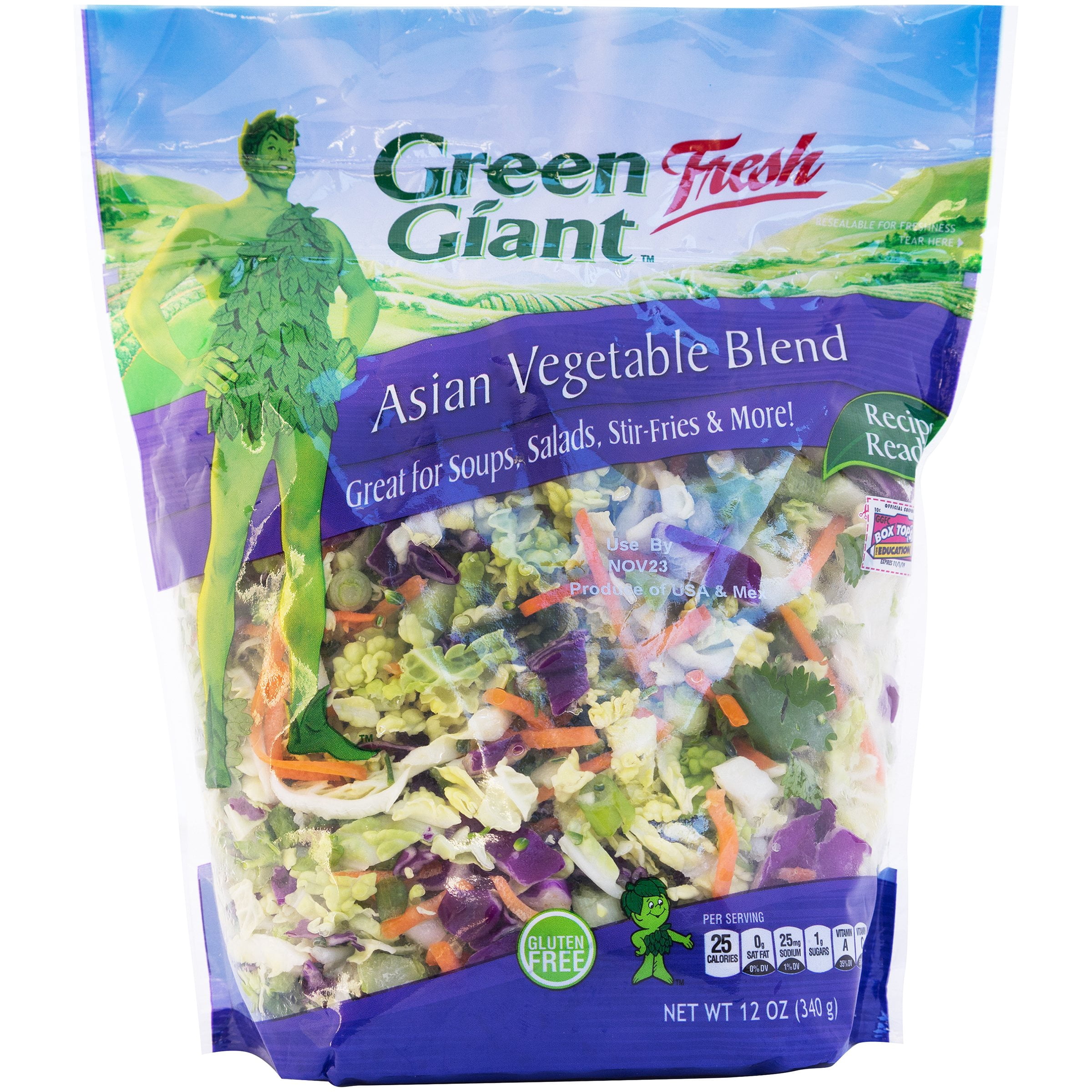 Green Giant Asian Vegetable Blend 12 Oz Walmart Com Walmart Com