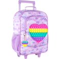 thumbnail image 1 of Equipaje infantil Gxtvo Cute Love Rolling Carry on para niñas, 1 of 7