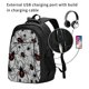 thumbnail image 2 of Easygdp Spiders Mochila para Laptop de Viaje con Puerto USB, Mochila para Laptop con Puerto de Carga USB para Mujeres y Hombres, 2 of 7