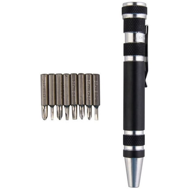 8 en 1 tournevis stylo Mini multifonction Gadgets outils de réparation de  précision tournevis stylo téléphone portable réparation outil Kit outil à  main 