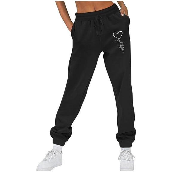 Oversized Sweatpants for Women Solid Colour Workout Fleece Sweatpants with Pockets Wide Leg Cargo Trousers Baggy Jogging Joggers High Waisted Tracksuit Bottoms Casual Lounge Active Pants