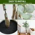 thumbnail image 5 of Artificial Eucalyptus Plant in Pot, 6Ft Indoor Large Fake Plant Potted, Plastic Tall Eucalyptus Tree, Faux Plants for Home Living Room Bedroom Entryway Garden Study Office Hotel Lobby Wedding Decor, 5 of 8