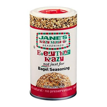 Jane's Krazy Mixed-Up Everything Not Just For Bagel Seasoning - Pack of 2 (2.75oz)