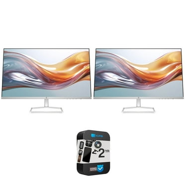 HP 94F46AA 527sw Series 5 27" FHD 1080p 100Hz 16:9 IPS Dual Monitor Bundle with 2 Year CPS Enhanced Protection Pack