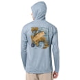 thumbnail image 3 of GH BY GUY HARVEY Men's Long Sleeve Sun Protection Bass at Dusk Hoodie, 3 of 9