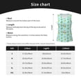 thumbnail image 4 of Uemuo Doggy In Bubble Bath Pattern Workout Tank Tops for Women Breathable Moisture-wicking tank top Sleeveless Running Loose Fit Yoga Tops Active Shirts Sports Gym Exercise, 4 of 9