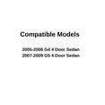 thumbnail image 2 of Passenger Right Side Rear Door Window Door Glass Compatible with Chevrolet Cobalt/Pontiac G4&G5 4 Door Sedan 2005-2011 Models, 2 of 5