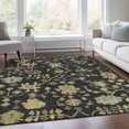 thumbnail image 5 of Dalyn Rugs Machine Washable Indoor/Outdoor Chantille Black 8' x 10' Rug, 5 of 9