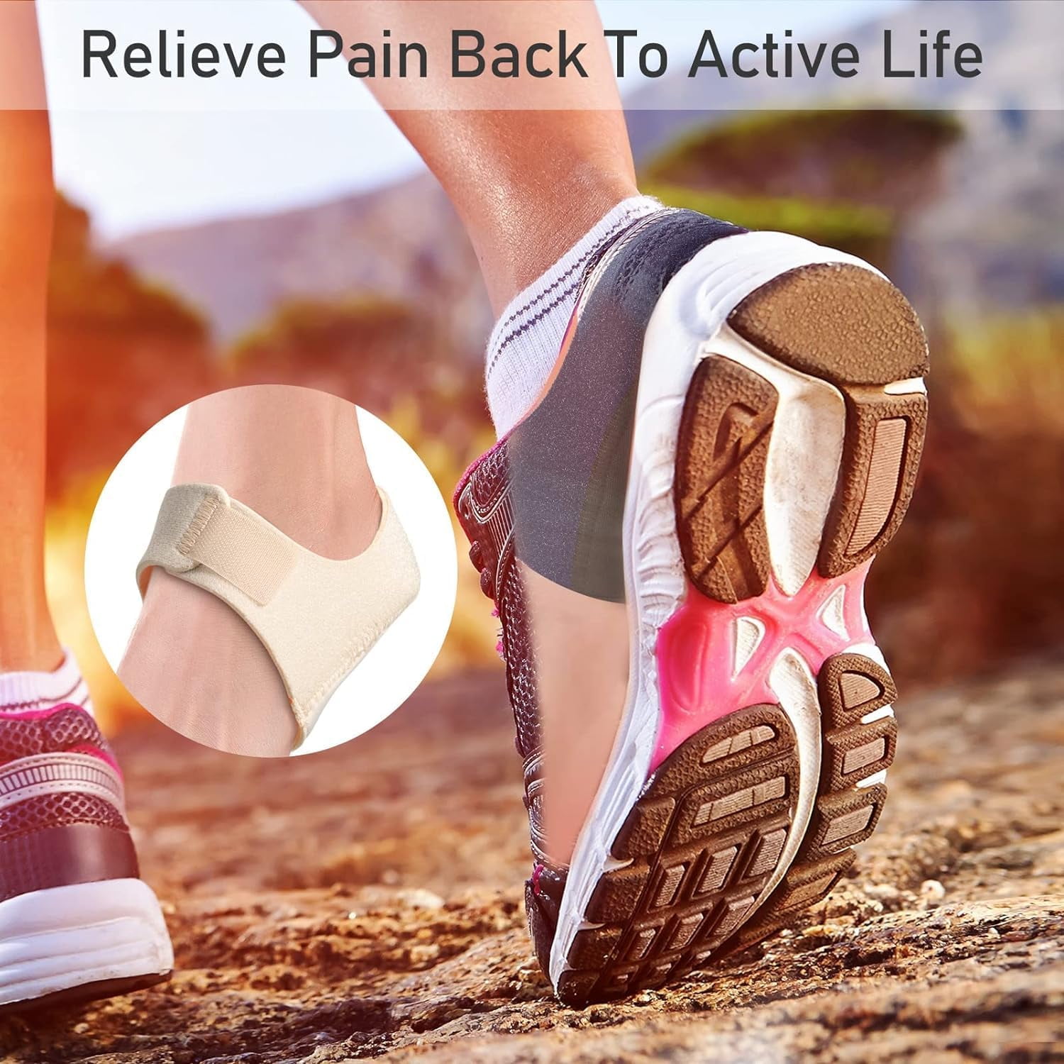 Pair Talonnette Epine Calcaneenne Protege Talon Chaussures