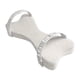 thumbnail image 2 of Accesorios de espuma de almohada de pierna Mejora postura ergonómica de alivio de edad avanzada soporte de soporte de almohada de soporte Gris, 2 of 7