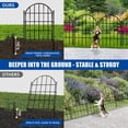 thumbnail image 4 of Valla decorativa para jardín CHTSJQW, arqueada, 22 pulgadas x 8,5 m, paquete de 26, 4 of 8
