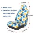 thumbnail image 2 of Picia Circular Print Waterproof Sweating Car Seat Cover for Post Gym Workout, Running, Beach and Hiking, Universal Fit Anti-Slip Bucket Seat Protector, 2 of 5