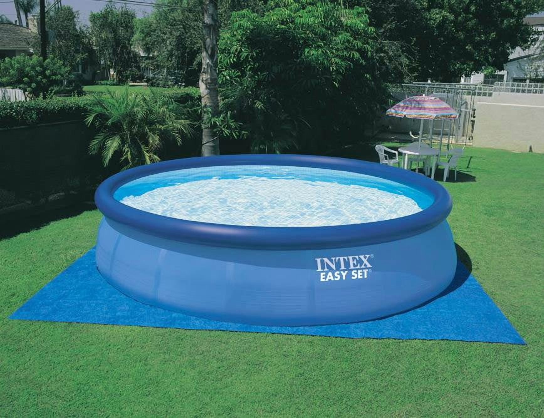 Intex 48" x 18' Inflatable Above Ground Pool with Ladder, Pump & Cover