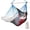 Black/Red/Blue/White, variant on Hammock Chair Handmade Hanging Chair Cotton Rope Woven Hanging Seat Soft-Spun Large Stretch Hammock Swing, Collapsible Strong Metal Spreader Bar Elegant Macrame Comfort Indoor Outdoor Garden