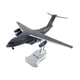 thumbnail image 2 of Avión de transporte a escala 1/130 con soporte, colección de juguetes para niños, adorno de avión para el hogar, cafetería, dormitorio, sala de estar, 2 of 9
