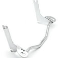 thumbnail image 3 of Krator Chrome Spot Light Passing Lamp Mount Bar Bracket Compatible with 1994-2013 Harley Davidson Road King, 3 of 5