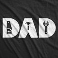 thumbnail image 2 of Mens Dad T Shirt Funny Handy Tools Fathers Day Novelty Tee Graphic Tees, 2 of 9
