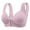 Light Purple, variant on Fsqjgq Front Closure Wireless Bras for Women Large Size Underwear Thin Lightweight Gathered Push Up Bra Full Coverage Sports Bra Comfort Sleep Bralettes 46