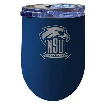 

R & R Imports ITWE-C-NSU20N Northeastern State University Riverhawks 12 oz Insulated Wine Stainless Steel Tumbler Navy