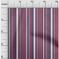 thumbnail image 2 of oneOone Velvet Dark Magenta Fabric Stripes Craft Projects Decor Fabric Printed By The Yard 58 Inch Wide-ZG, 2 of 4