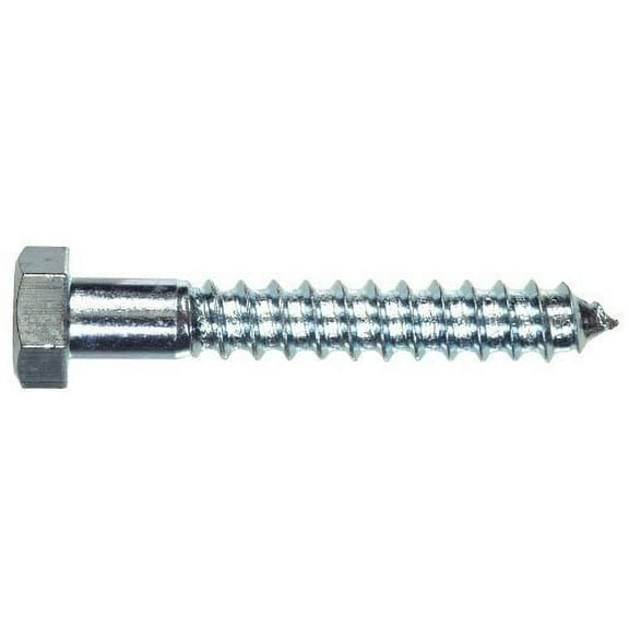 Hillman 5/16 in. x 3-1/2 in. L Hex Zinc-Plated Steel Lag Screw 50 pk