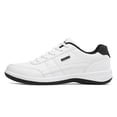 thumbnail image 1 of Zapatillas deportivas casuales de cuero impermeables, zapatos de hombre, zapatos blancos de moda, talla 38-48, 1 of 6
