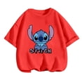 thumbnail image 3 of Conjunto de camiseta para niños, camiseta de dibujos animados de Disney Lilo Stitch, camiseta de manga linda de Stitch, camiseta gráfica Y2k, traje de camión para niñas y niños, 3 of 5