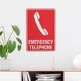 thumbnail image 5 of Emergency Telephone Tin Sign Warning Metal Sign Vintage Sign Wall Decor for Home Farm Bar Coffee Shop Club Decoration 8x12 Inch, 5 of 7
