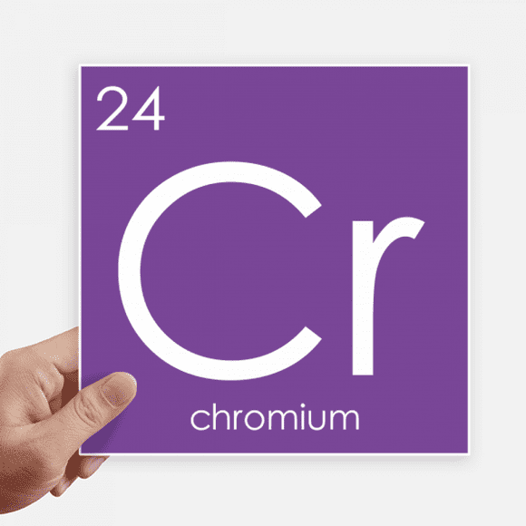 Chestry Elements Period Table Transition Metals Chroum Cr Sticker Tags Wall Picture Laptop Decal Self adhesive