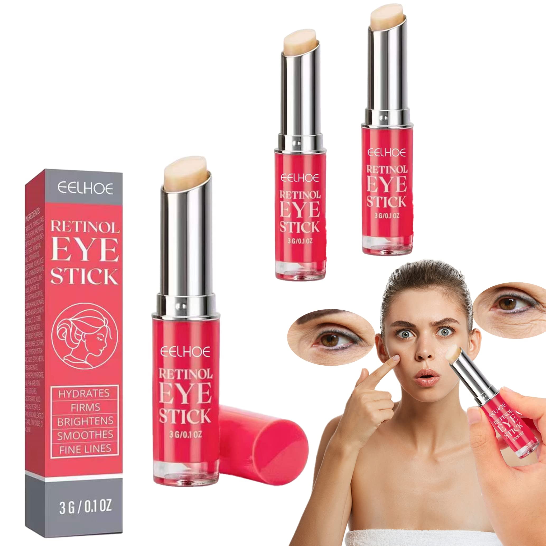 instant eye repair serum,Retinol Eye Stick, Retinol Eye Cream for Dark