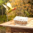 thumbnail image 2 of Cuencos de comida para jaula de pájaros, comederos de jaula para loros, contenedores de alimentación de plástico para pájaros, 2 uds., 2 of 5