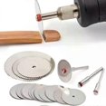 thumbnail image 1 of 11pcs/set Stainless Steel Wood Cutting Disc Rotary Tool Circular Cutoff Saw Blade For Woodworking Tool, 1 of 5