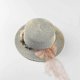 thumbnail image 1 of Flat Top Wreath Straw Hat Outdoor Beach Travel Sun Hat *Beige, 1 of 4