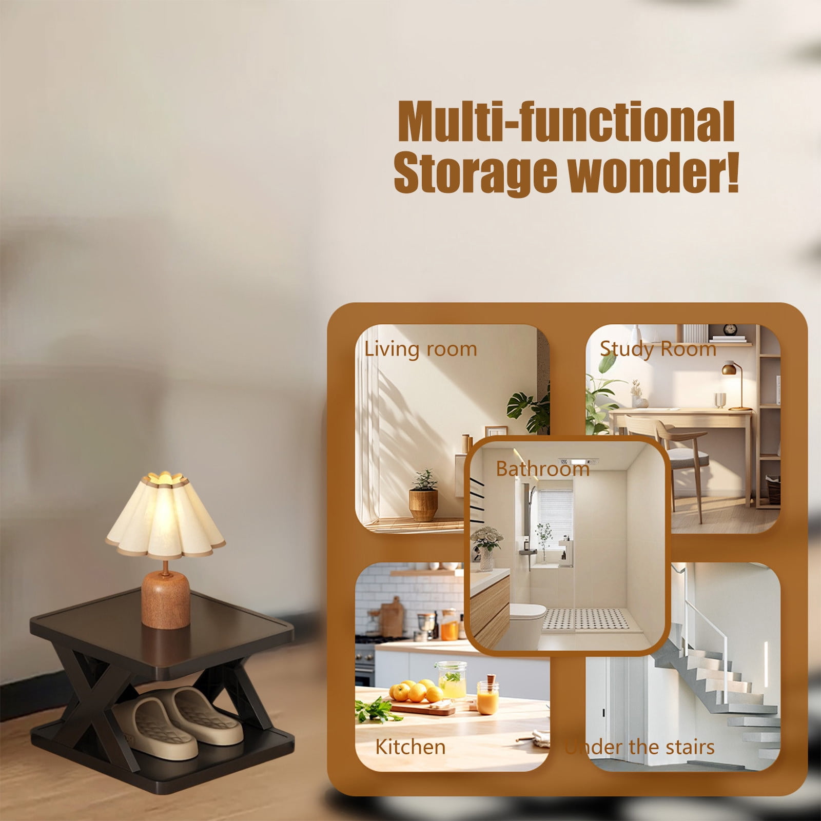 Shoe Rack Shoe Cabinet Shoe Storage, Plastic Folding No-Installation Rack - Space-Saving Storage For Home Dorm