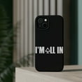 thumbnail image 4 of DistinctInk Tough Case for Apple iPhone 14 (6.1" Screen), Compatible with MagSafe Charging - I'm All In - Poker Casino Cards Gambling, 4 of 6