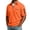 A272-Orange, variant on Kalauyu Waffle Textured Zip Up Shirts for Men Turn Down Collar Short Sleeve Shirts Casual with Pocket Lightweight Summer Beach Golf Tops