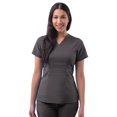 thumbnail image 1 of Adar Pro Scrubs for Women - Tailored Peplum Scrub Top, 1 of 7
