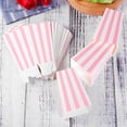 thumbnail image 2 of CIMAXIC birthday NUOLUX 24pcs Popcorn Boxes Rugby Stripe Pattern Decorative Dinnerware for Birthday Parties / Baby Showers / Graduations (Pink),4.72"X2.76"X0.08", 2 of 4