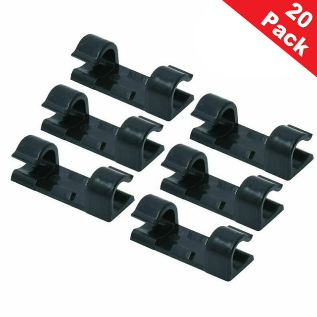 EZONEDEAL Cable Clips Wire Line Organizer Management Self-Adhesive Cable Clips Holder