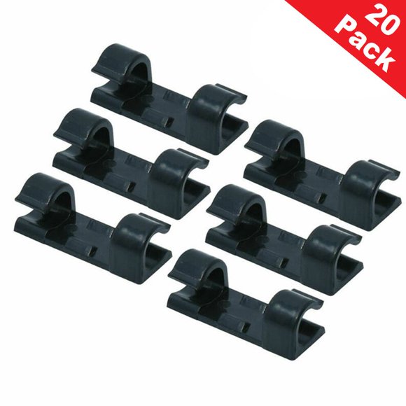 EZONEDEAL Cable Clips Wire Line Organizer Management Self-Adhesive Cable Clips Holder