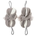 thumbnail image 1 of 2Pcs Practical Long Shower Ball Lovely Supple Bath Flower Foaming Bath Ball, 1 of 6