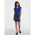 thumbnail image 3 of Scenario Women's Tank Sweater with Short Flutter Sleeves, Lightweight, Sizes XS-XXXL, 3 of 6