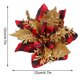 thumbnail image 3 of 1 paquete de cuadros blancos y negros modelo flores artificiales navideñas cuadros navideños flores navideñas bricolaje árbol de Navidad decoración de ratán accesorios de ANGGREK Otros, 3 of 8